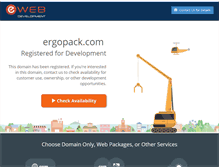 Tablet Screenshot of ergopack.com